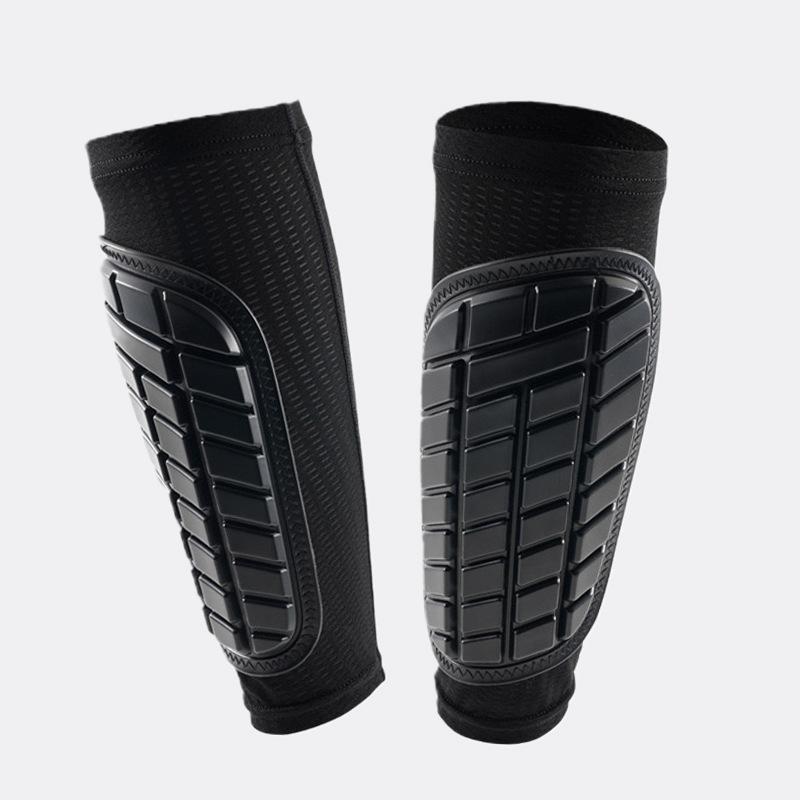 

Leg guard integrated anti-collision leg guard plate summer breathable shin guard basketball running sports calf guard XL чорний