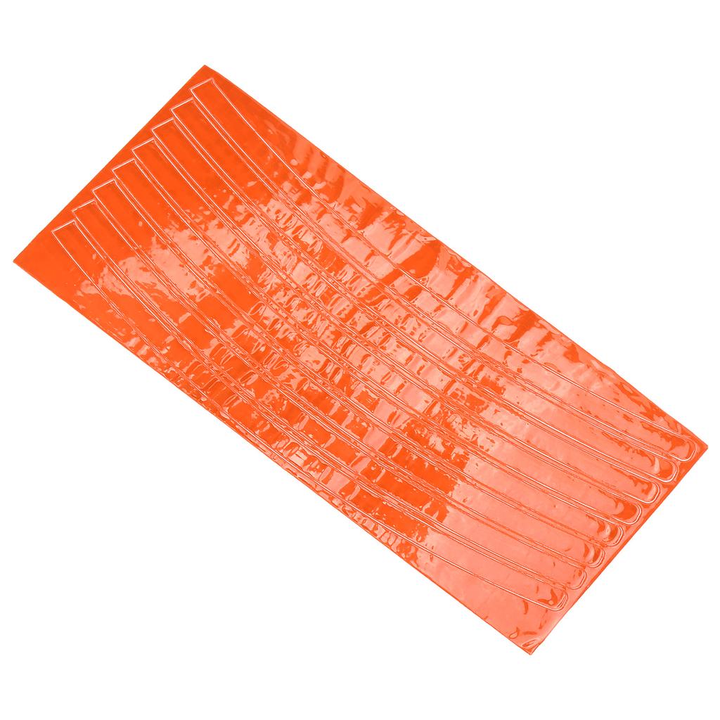 Bicycle Wheel Rims Reflective Stickers Night Riding Safety Stickers Decoration TapeOrange