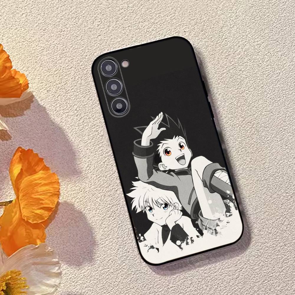 H-Hunter X Hunter Anime Phone Case For Samsung Galaxy A73,A72,A71,A70,A53,A52,A51,Soft Silicone Black Cover