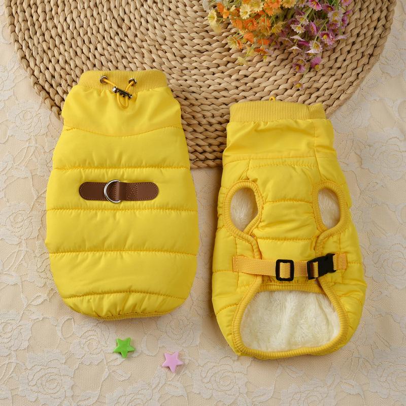 Winter Dog Clothes Warm Thermal Cotton Pet Coat Small Dogs Clothing Teddy Pomeranian Corgi Puppy Jacket Cold Weather Apparel