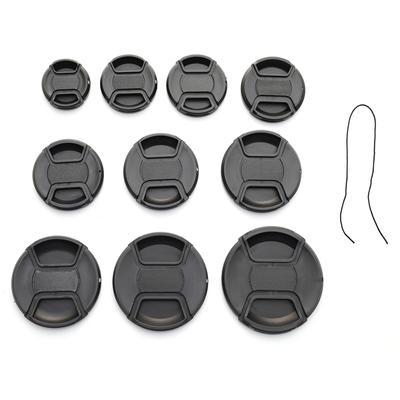 40,5 mm 49 mm 52 mm 55 mm 58 mm 62 mm 67 mm 72 mm 77 mm 82 mm copriobiettivo anteriore per fotocamera