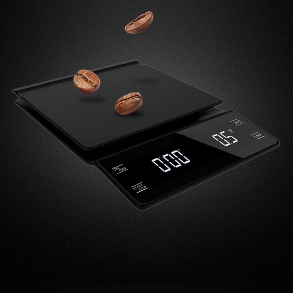 LCD Digital Kitchen Weight High Precision Coffee Scale Multifunction Electronic Balance  Espresso