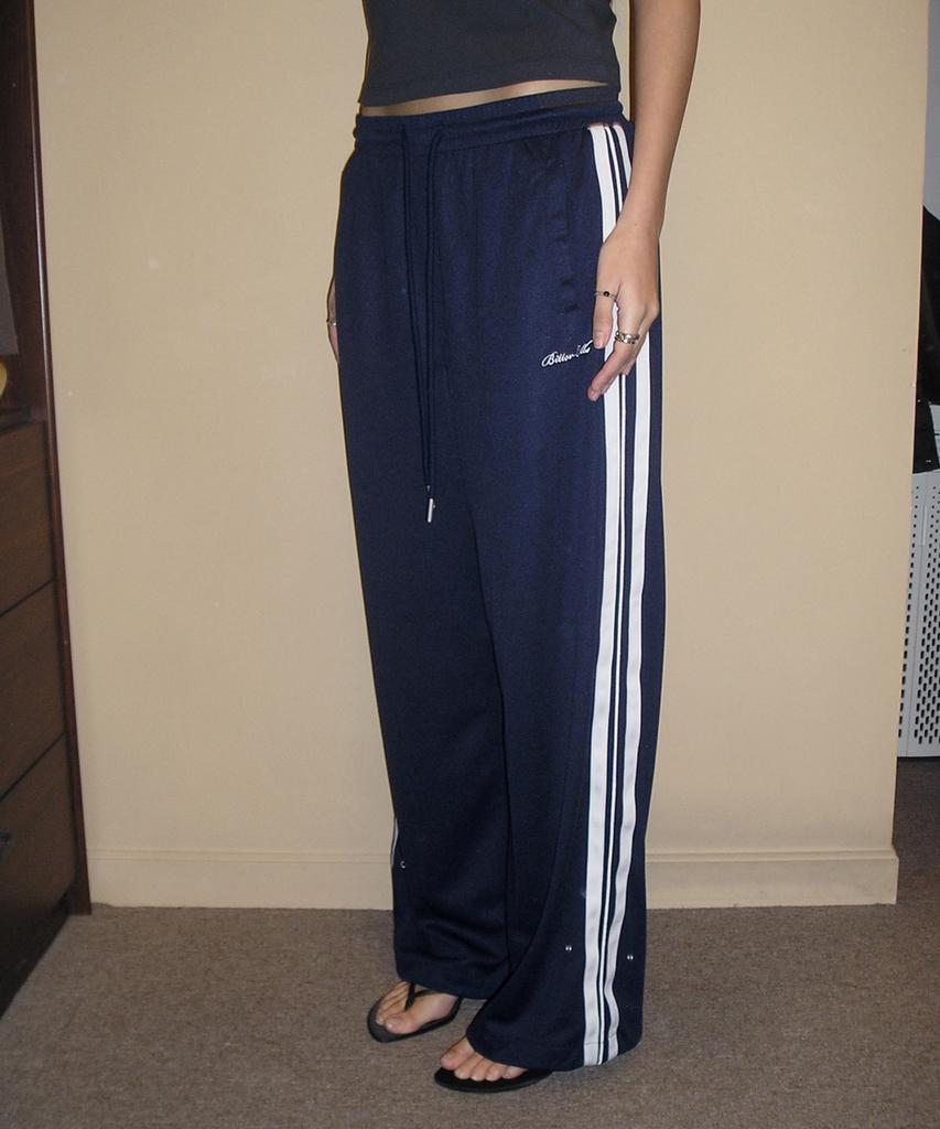 Biteoseljeu Pin Mesh Track Pants - Navy