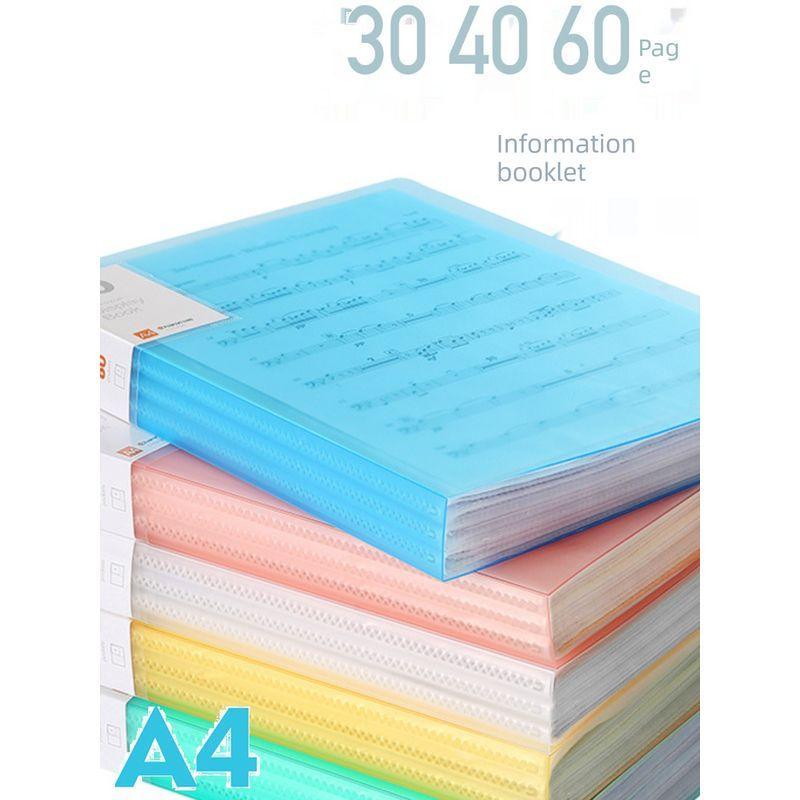 Chanyi Transparent Inner Page Sheet Music Folder Customizable Info Booklet