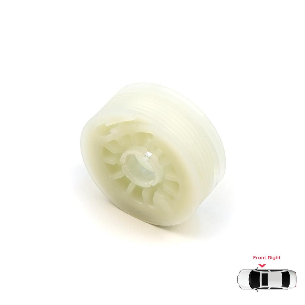 V2BWR5222 Window Regulator Repair Cable Roll Gear Reel Wheel Pulley Front Right for Hyundai I30 MK2 GD 2011-2017 Kia Ceed MK2 JD 2012-2018 5-Door