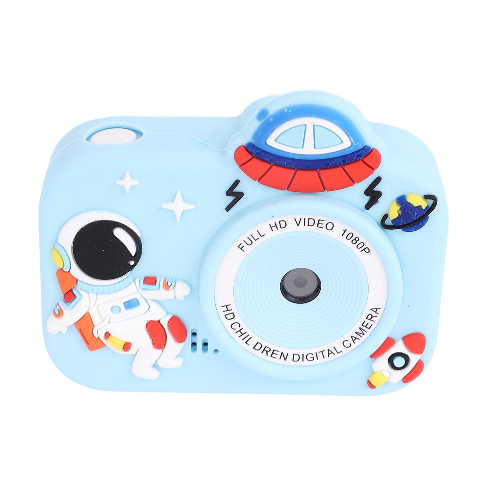 

Digital Camera Toy 2 Inch IPS Screen 1080P Filter Effect Cute Design Portable Travel Camera for Photography синий