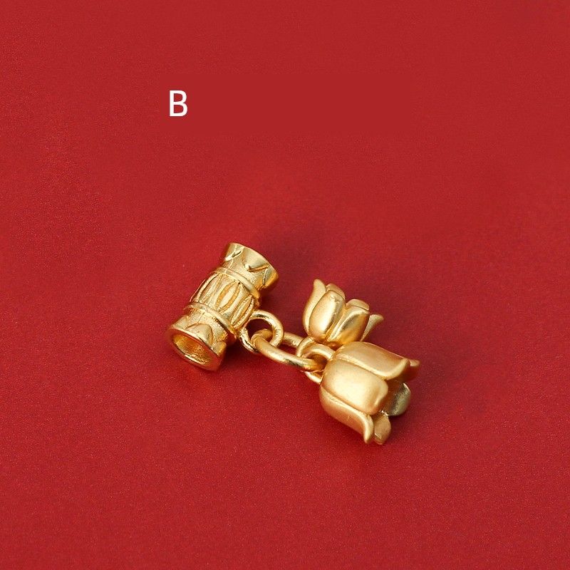 

Год рождения Ремешок для переноски лотоса Красная веревка DIY Нанизывание бусин Полуфабрикат 3D Золотые бусины на удачу Регулируемый браслет No.6-Lanling Flower B Bead