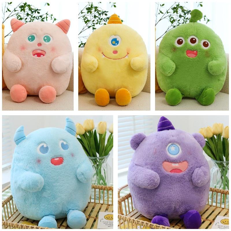 Cute Monster Plush Toy Pillow Soft And Fluffy Office Chair Cushion Gift Wholesale