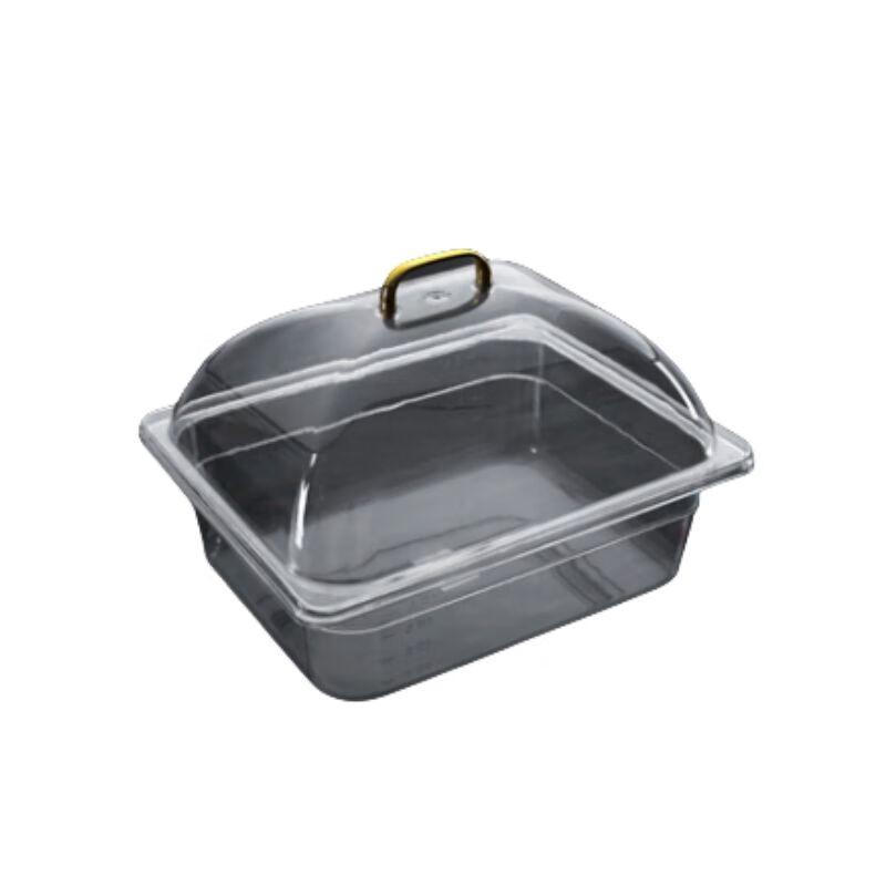 Acrylic Square Serving Tray with Lid