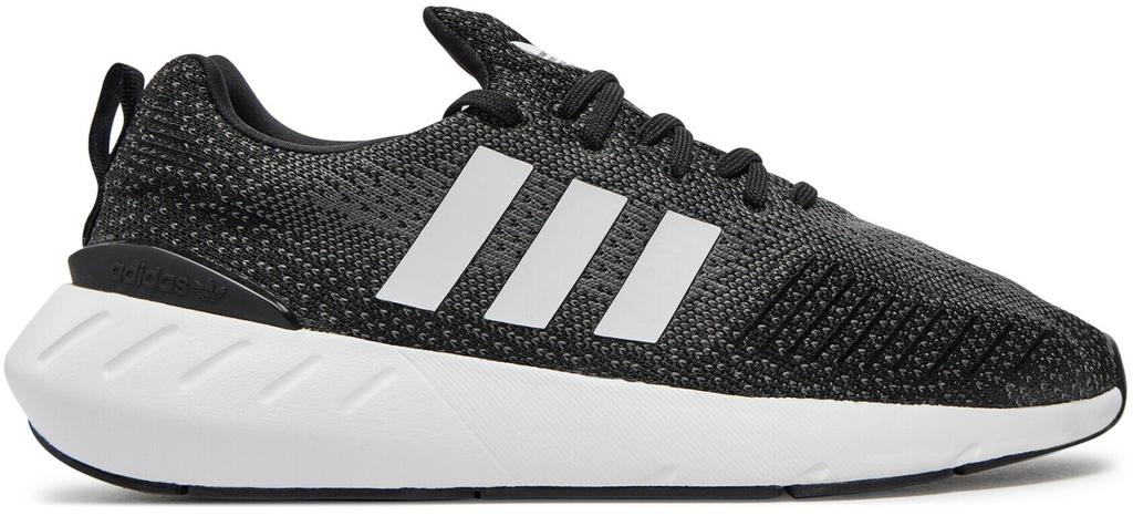 Кроссовки Adidas Swift Run 22 основной черный/облачный белый/серый пять