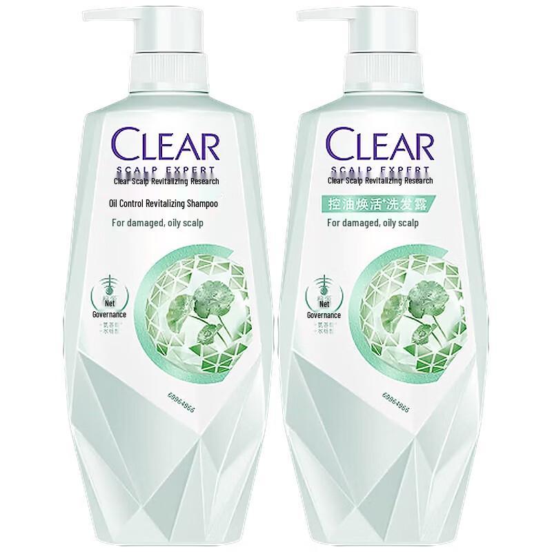 Clear Scalp Care Oil Control & Anti-Dandruff Shampoo Twin Pack