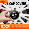 2026 Hot For Renault Interior Stickers Auto 60mm Wheel Center Hub Cap Badge Decoration Accessories For Renault Koleos QM5 QM6 Sc