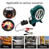Efficient 12V Adjustable Outdoor Blower Fan Portable Barbecue Grill Aid Grill Fire Accelerators With Overload Protection