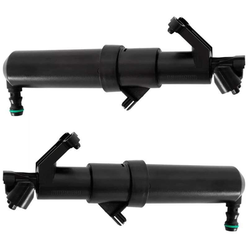 M63K-1Pair Front Headlight Windscreen Wiper Washer Nozzle Jet For C-Class W203 2001-2007 A2038600547 2038600647