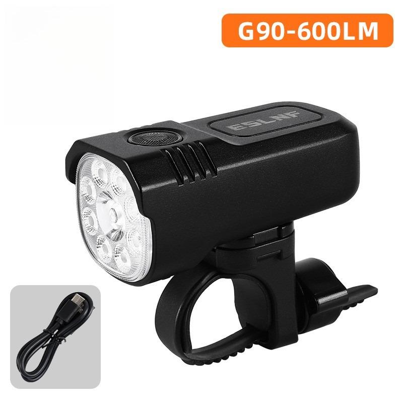 ESLNF Outdoor 800 Lumen Aluminum Alloy Bicycle Light Waterproof Mountain Road Type C Charging Bike Headlight