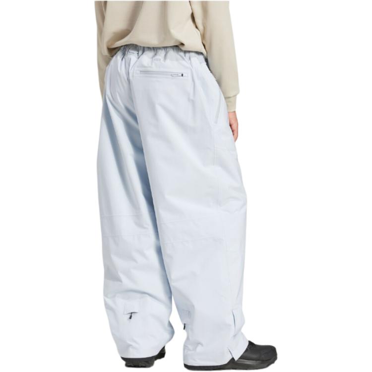 adidas FW24 Xperior 2L Rain.Rdy Isolierte Latzhose Locker Wasserdicht Winddicht Langlebig Warm Skihose Herren Hose Hellblau JJ3364