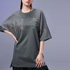 Li Ning T Shirts Unisex Gray Crew Neck Moderate AHSS100-2