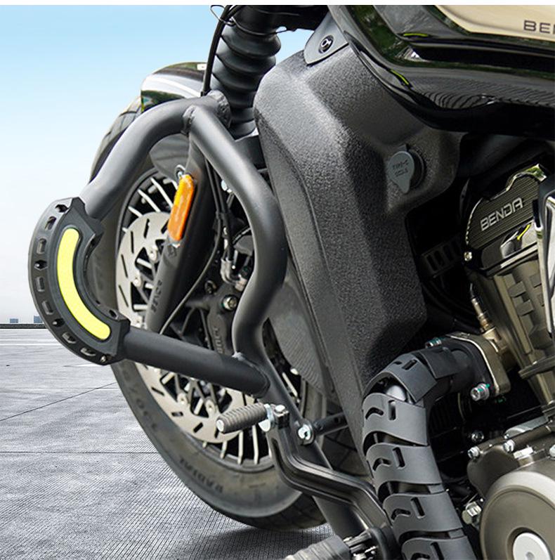 Benda Black Flag 600 Motorcycle Carbon Steel Front Bumper Guard