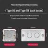 86 Type Silver Sawtooth Concealed Repairer for Junction and Switch Boxes