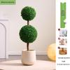 Oushuomai 90cm Artificial Milan Grass Potted Plant with Wine Glass Pot