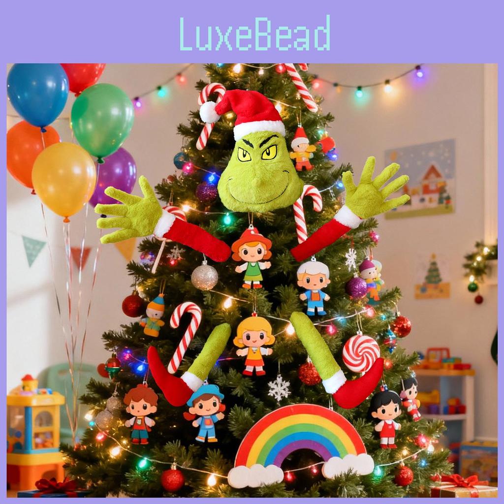 The Plush Plugin Toy With Cartoon Style For Christmas Tree Decorations