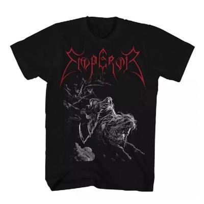 1991 Emperor Norwegian Black Metal Rock Dark Style American Retro Men's Short Sleeved T-shirt Summer Men's New Casual Loose