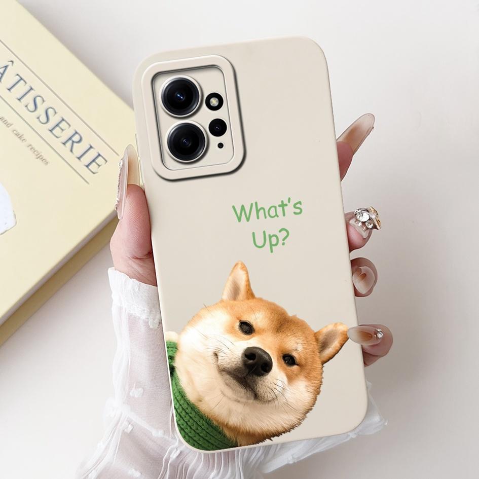

For Redmi Note 12 4G Case Cute Square Silicone Back Cover Phone Case for Xiaomi Redmi Note12 4G Cases Redmi Note 12 4G 2023 Capa Redmi Note 12 4G