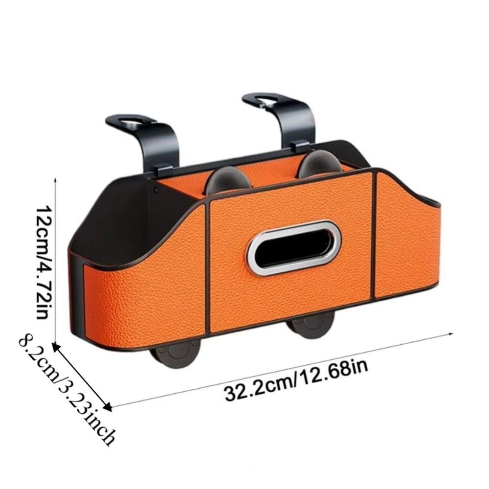With Tissue Box Headrest Hanging Storage Box With Cup Holder Car Seat Cup Holder  Car Backseat
