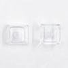 20Pcs Transparent Blank Keycap Set 1U 1X XDA Profile Crystal Translucent Keycaps for Mechanical Keyboard