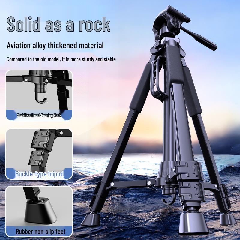 2025 Universal Phone Holder & Tripod Set for Live Streaming & Dual-Position Camera Use