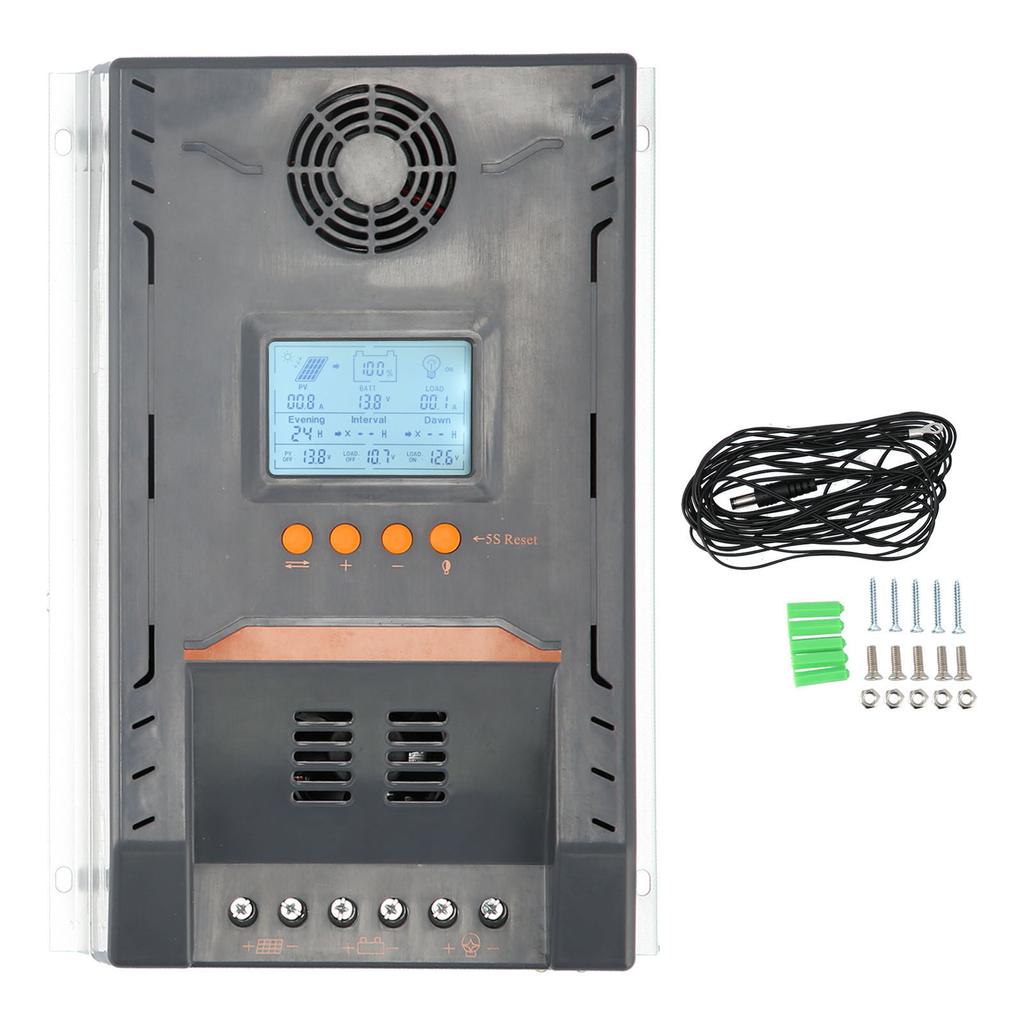 MPPT Solar Controller Automatic Identification Power Device for Outdoor Monitoring 100A