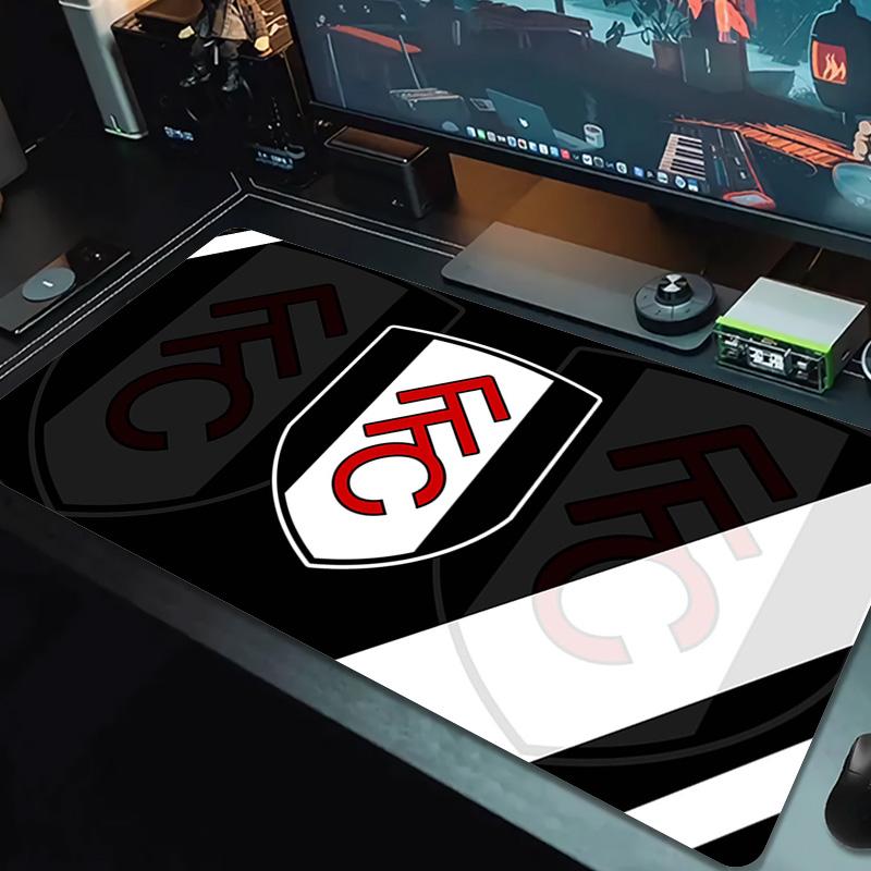 Fulham FC Farbiges Mauspads Großes Gaming-Tischkissen Rutschfestes Laptop-Tablet Großes Mauspads XXL Matte Mini-PC Spielmatte Mit Verriegeltem Rand