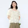 JOY SPEAKER 3D Embroidered Short-Sleeve Casual Shirt