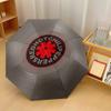 Red Hot Chili Peppers Print 8?Ribs Automatic Umbrella Wind Resistant Lightweight Folding Umbrella For Outdoor Travel