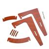 Wooden Guitar Stand Acoustic Wood Guitars Holder Portable L-Frame Floor Display Instrument for Electric Ukulele Guitar