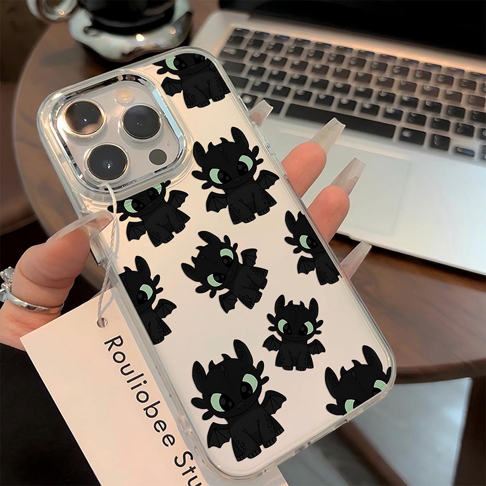 Lovely Toothless Fury Dragon New Phone Case For iPhone 17 16e 16 15 14 13 12 11mini Pro Max X XR XSMAX 8 7 Air Plus Cover Couple