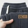 Men’s Corduroy Zipper Sweatpants: Autumn/Winter Trend, Plus Velvet, Korean Style.