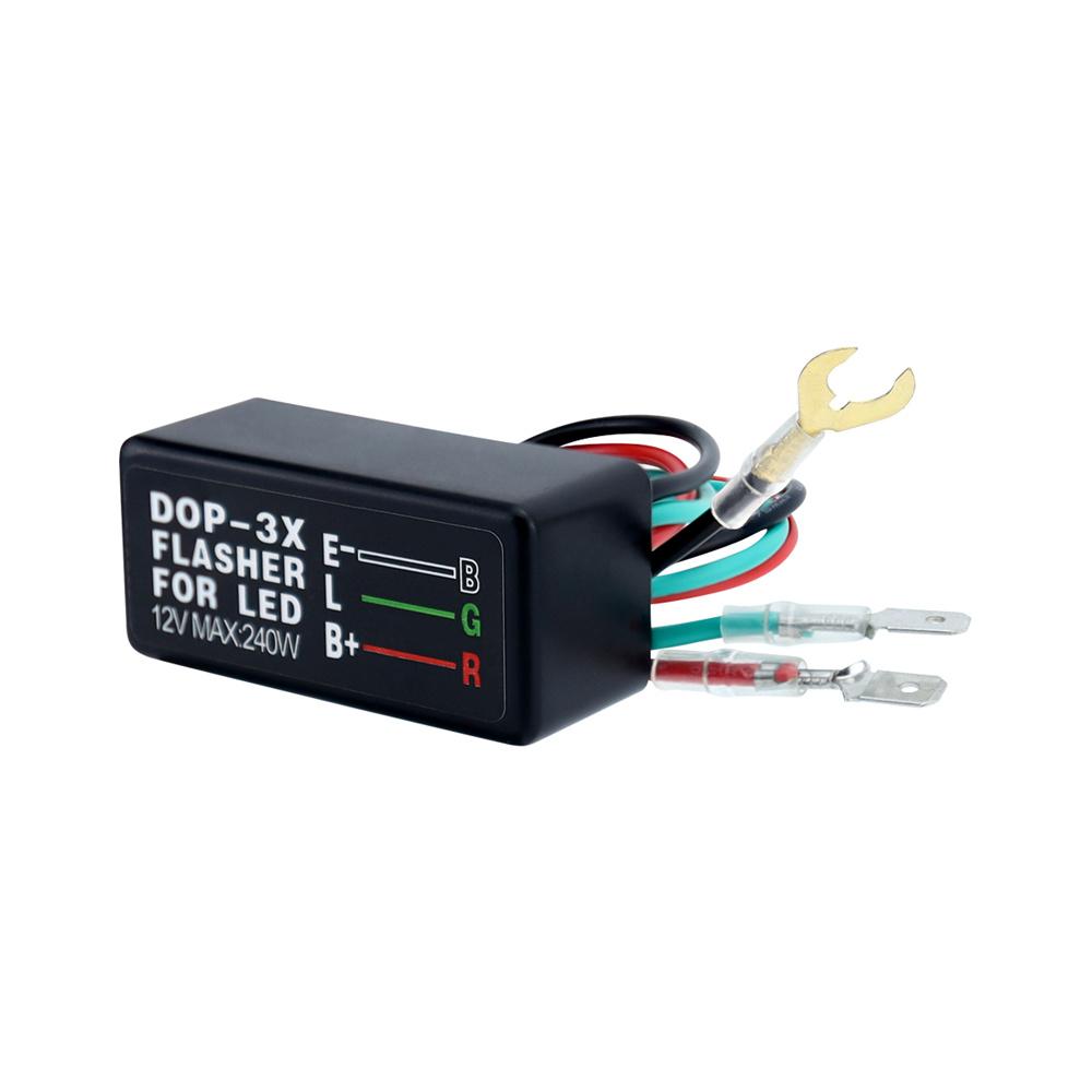 Turn Signal Rocker Switch w/ Flasher For ATV UTV Off-Road Pickup Boat Motorcycle