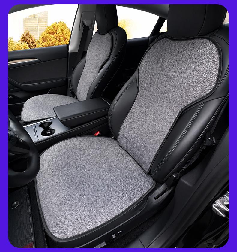 Tesla Model 3/Y Car Seat Covers: Durable, Full Coverage & Wear-Resistant for Front and Rear Seats