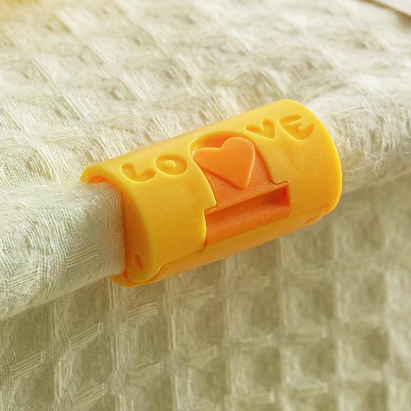 3/6PCS Needle-free Reusable Bed Sheet Grippers Invisible Non-Slip Fasteners Blanket Mattresses Clips Clothes Snack Photo Clips