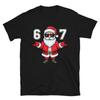 67_Christmas_6_7_Santa_Six_Seven_Meme_Pajamas_Xmas_Boys_Teen_T-Shirt and Kids Tshirt