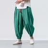 Autumn Chinese Overweight Sweatpants High Quality Casual Trousers Men Loose Harem Pants Plus Size