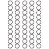 50Pcs Metal Rings 15x3mm Iron Material Sturdy   Multifunctional Exquisite O Rings Metal