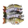 Mini 6-Section Multi-Jointed Fishing Lure, 5cm/2.5g, Simulated ABS Plastic Bait