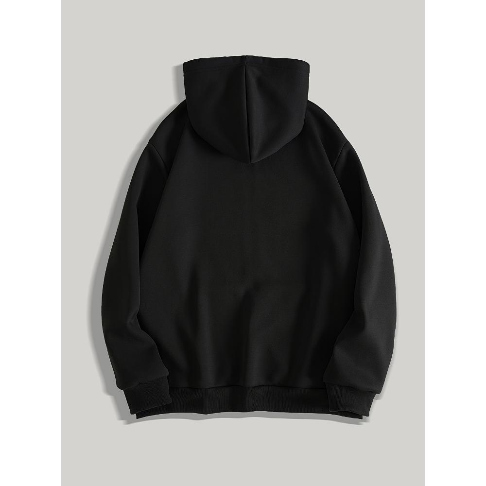 Sudadera Cardigan con Estampado Estilo Oscuro Gótico para Hombre Otoño e Invierno, Suéter Sencillo Casual con Cremallera