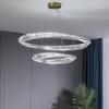 UOSU Modern Rechargeable Crystal Chandelier