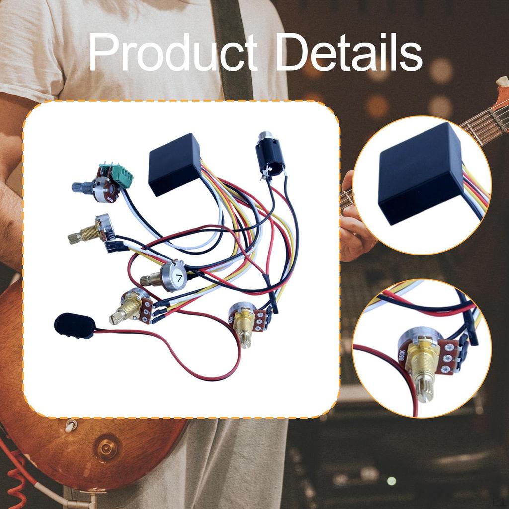 Electric Bass Preamp Circuit Replacement, Wired Passive EQ