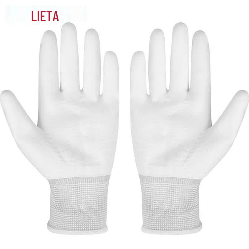 LETA Anti-slip PU Coated Nylon Work Gloves L