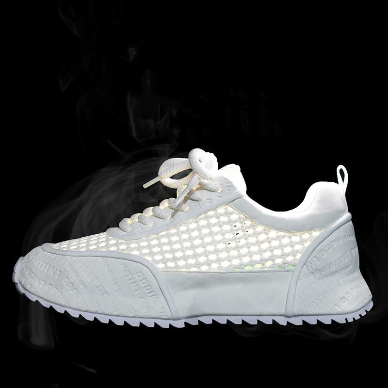 Fashion New Fashionable Summer Breathable Mesh Soft Comfortable Men's Large-sized Casual Sports Shoes Breathable Internal Platform Shoes