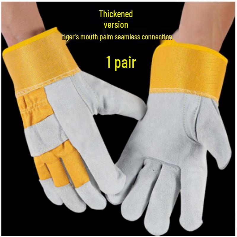 Tongyuan Shi Heavy-Duty Cowhide Welding Gloves